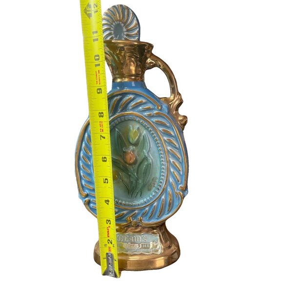 VTG James B. Bean Floral Regal China 1975 Bourbon Whiskey Decanter Empty Bottle - Picture 4 of 12